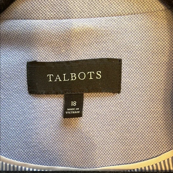 Talbots Blue Structured Blazer - Picture 8 of 8